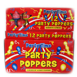 (image for) HEN PARTY POPPERS M/COLO 12X12