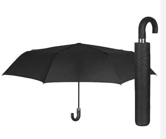 (image for) UMBRELLA CROOKED HANDLE BLK