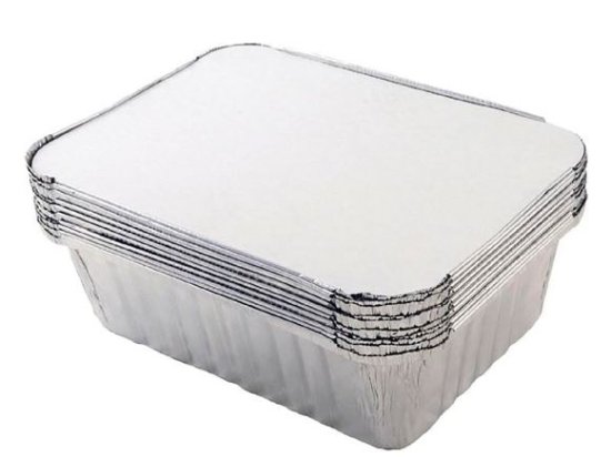 (image for) BB FOIL CONTAINER+LID 8S