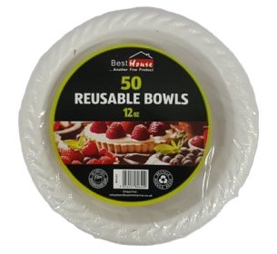 (image for) BB PLASTIC REUSABLE BOWL 50S