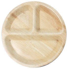 (image for) ECO PALM LEAF PLATE 3 COM 10S - 10"
