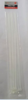 (image for) CABLE TIE SET-10 7.2X450MM WHI