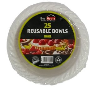 (image for) BB PLASTIC REUSABLE BOWL 25S