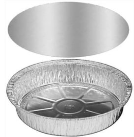 (image for) BB FOIL ROUND TRAYS+LIDS 2S