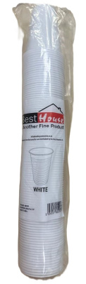 (image for) BESTBUY WHITE PLASTIC CUP 100S-7OZ