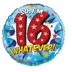 (image for) SEL FOIL BALLOON-AGE 16 MALE