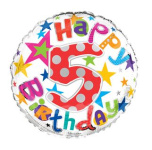 (image for) SEL FOIL BALLOON-AGE 5