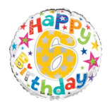 (image for) SEL FOIL BALLOON-AGE 6