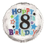 (image for) SEL FOIL BALLOON-AGE 18 MALE