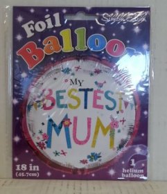 (image for) SEL FOIL BALLOON BESTEST MUM
