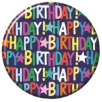 (image for) SEL BIRTHDAY BADGES - HAPPY BIRTHDAY