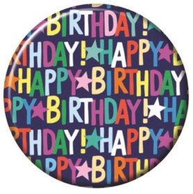(image for) SEL BIRTHDAY BADGES - HAPPY BIRTHDAY