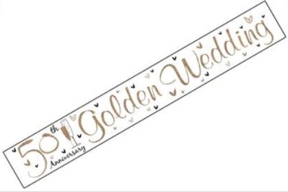 (image for) SEL BANNER 50TH GOLD WEDDING