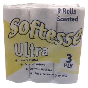 (image for) SOFTE T/ROLL ULTRA LEMON 3PLY
