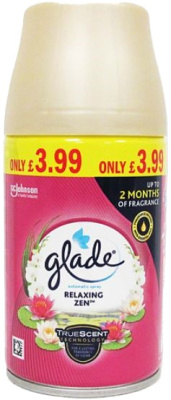(image for) GLADE AUTO SPRAY REFILL RELAZING ZEN PM3.99 - 269ML
