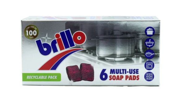 (image for) BRILLO SOAP PADS 6S