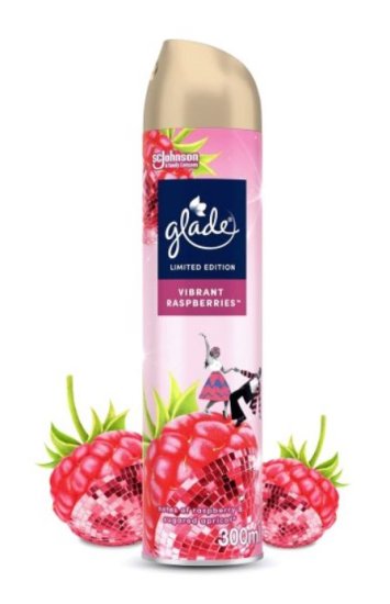 (image for) GLADE ESSENCE AERO VIBE RASBERRIES - 300ML