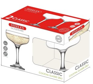 (image for) STEELEX COCKTAIL GLASS SET2