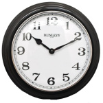 (image for) DUNLEVY WALL CLOCK DEEP BLACK