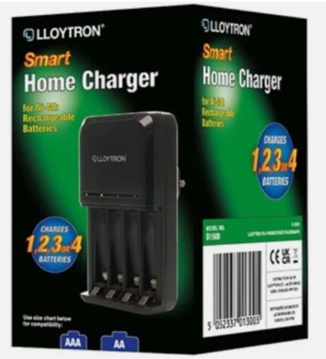 (image for) LLOYTRON SMART BATTERY CHARGER - AA/AAA