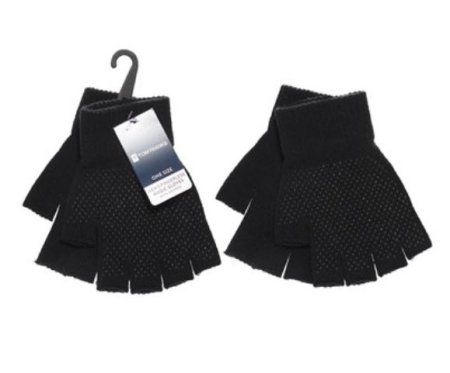 (image for) RJM MENS GLOVES MAGIC FINGERLESS + GRIP