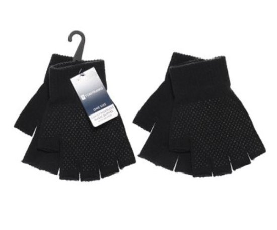 (image for) RJM MENS GLOVES MAGIC FINGERLESS + GRIP