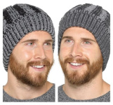 (image for) RJM MENS HAT FLEECE/LININGGREY