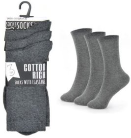 (image for) RJM KIDS SOCKS GREY 3PK