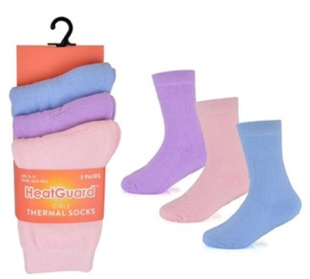 (image for) RJM GIRLS SOCKS THERMAL 3PAIR
