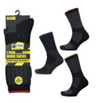 (image for) RJM MENS SOCKS WORK 1PK