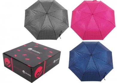 (image for) UMBRELLA SUPER MINI SPOT - ASSORTED - RED/WHITE SPOT - BLUE/WHITE SPOT - BLACK/WHITE SPOT