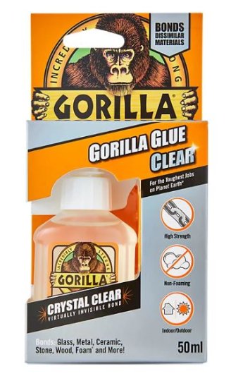 (image for) GORILLLA GLUE CRYSTAL CLEAR - 50ML