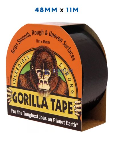 (image for) GORILLA TAPE BLACK - 48MMX11M