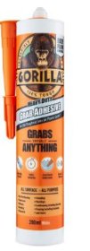 (image for) GORILLA HEAVY DUTY GRAB ADHESIVE TUBE WHITE - 80ML