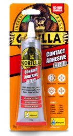(image for) GORILLA CONTACT ADHESIVE CLEAR WATERPROOF - 75G