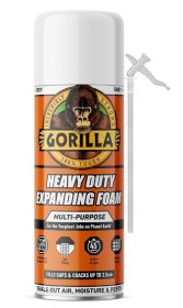(image for) GORILLA HEAVY DUTY MULTI PURPOSE EXPANDING FOAM - 340ML