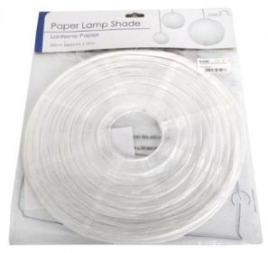 (image for) SIL PAPER LAMP SHADE WHITE