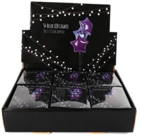 (image for) SIL LED LIGHT CHAIN BLUE 54LED