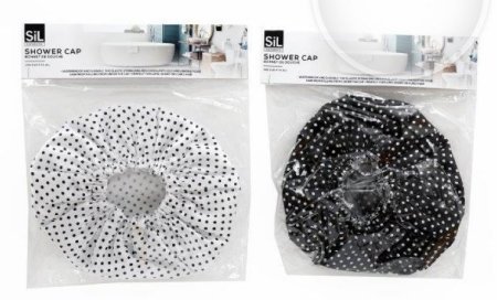 (image for) SIL SHOWER CAPS POLKA DOT