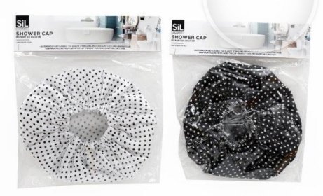(image for) SIL SHOWER CAPS POLKA DOT