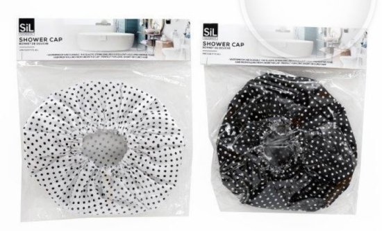 (image for) SIL SHOWER CAPS POLKA DOT