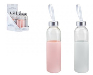 (image for) PMS GLASS WATER BOTTLE 2 ASST