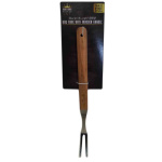 (image for) PMS BBQ FORK WITH WOOD HANDLE