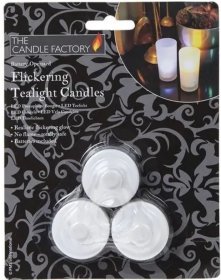 (image for) PMS FLICKER TEALIGHT CANDLE 3S