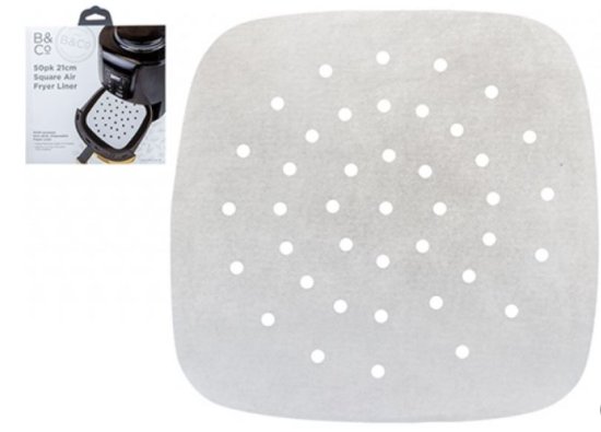 (image for) PMS AIR FRYER SHEET SQUAR 50PK