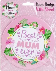 (image for) PMS JUMBO MUM BADGE CARDED