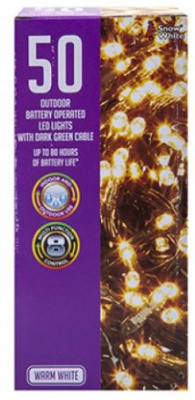 (image for) LED LIGHT OUT/D BAT WARM WHITE