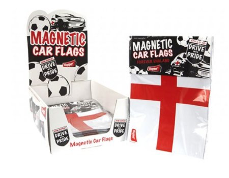 (image for) PMS ENGLAND CAR FLAG MAGNETIC