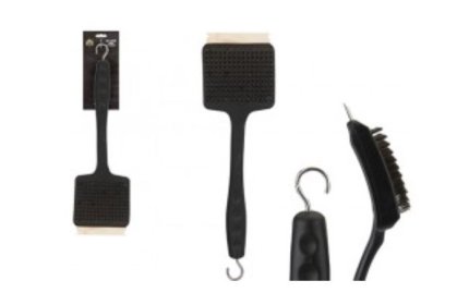 (image for) PMS BBQ CLEANING BRUSH WITH SCRAPPER - STD