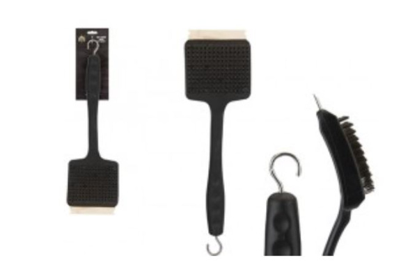 (image for) PMS BBQ CLEANING BRUSH WITH SCRAPPER - STD